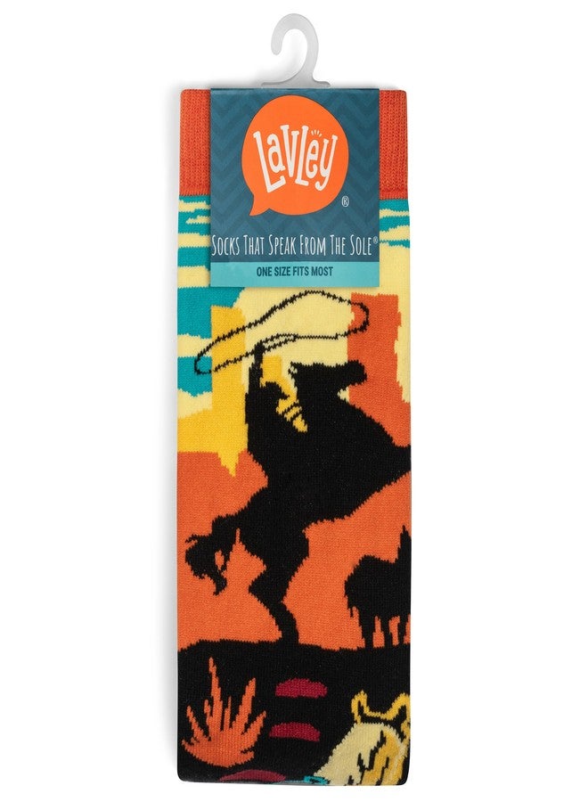 Lavley Giddy Up Cowboy Socks - Funny Novelty Socks for Men and Women Who Love Ranch Life and Horses - Fun Gift for Cowboys and Rodeo Fans - One Size Fits Most - Image 5